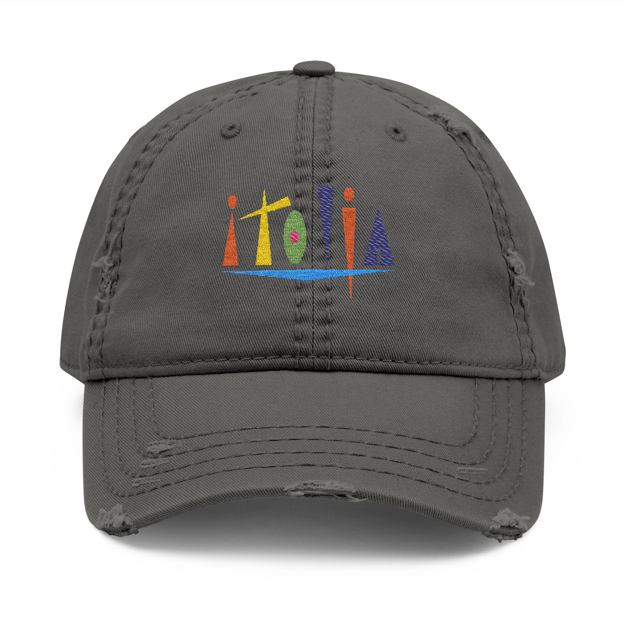 Distressed ITOLJA Hat (Embroidery)