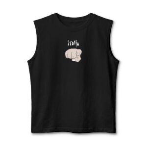 ITOLJA pointed finger Muscle Tank