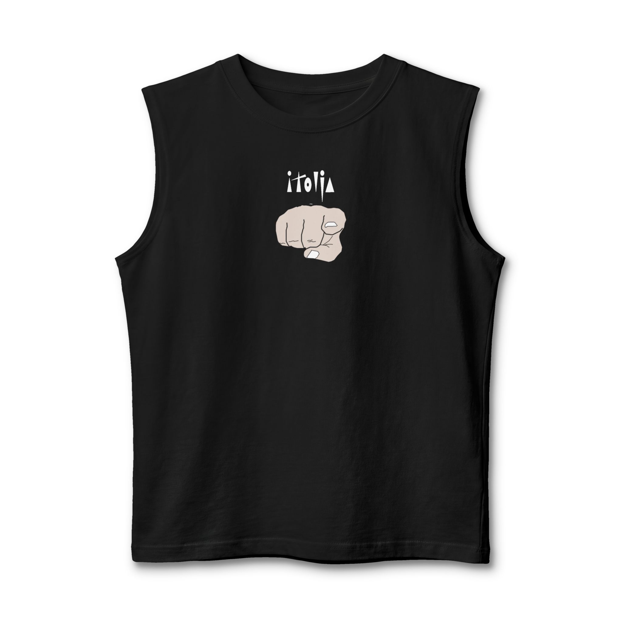 ITOLJA pointed finger Muscle Tank